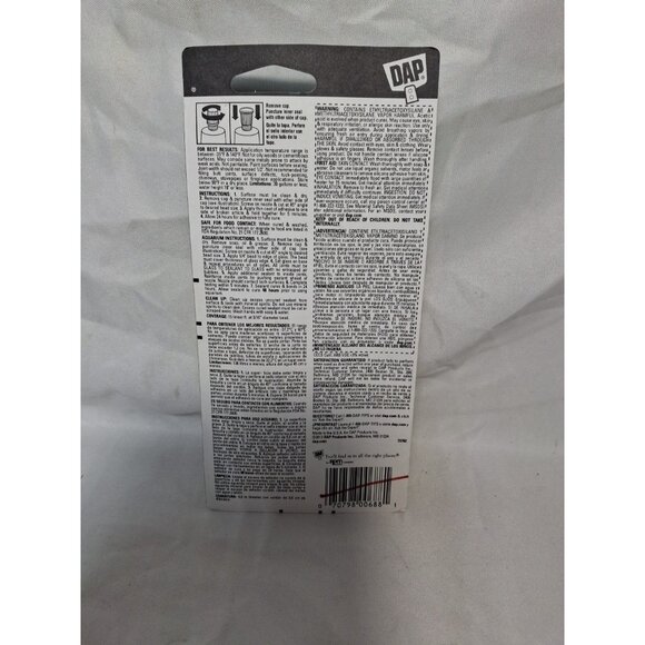 Dap 00688 All-Purpose Adhesive Sealant, 100% Silicone, 2.8-Ounce Tube 2.8 FL OZ - Picture 4 of 6